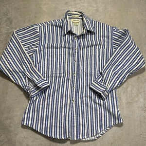 Camisa De Colección St Johns Bay BIg Mac Azul Blanco Rayas L/S Abotonada Talla GRANDE EE. UU. - Imagen 1 de 6