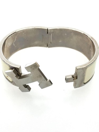 HERMÈS HERMES Bracciale Argento Donna Click H Logo Donna Accessori Moda