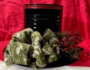 HANDMADE. CHRISTMAS HAT 8"TALL,12" WIDE - Picture 1 of 7