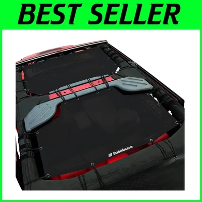 Мягкий сетчатый чехол на крышу для Jeep Wrangler Unlimited - блокирует солнце и уменьшает шум - Изображение 1 из 4