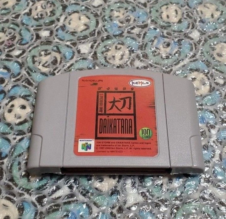 Nintendo 64 Daikatana John Romero N64 Japón Cartucho Solo Kemco Raro Probado Foto 1 de 4