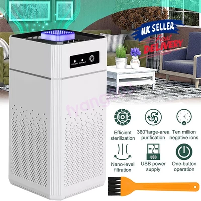 Air Purifiers For Large Room Medical Grade HEPA Air Purifier Smoke Odor Pet Home - Image 1 of 4