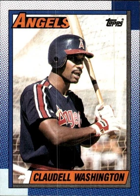 1990 Topps #705 Claudell Washington [GOATCARDS] - Image 1 of 2
