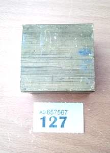 Messing Stockstange 2,1/4" x 1,1/2" @ 60mm lang abgeschnitten EX- MODELL ENG Gewicht 1kg - Bild 1 von 5