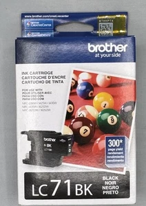 Brother LC71 Black Ink Cartridges Box MFC-J280W, MFC-J425W EXP 04/2023 - Picture 1 of 2