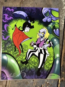 Lydia Deetz Beetlejuice Bam! Fan Art Collection Signed Picture 216/500 CoA - Picture 1 of 6