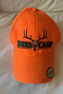 Orange 2008 Deer Camp Hunting Baseball Hat. - Picture 1 of 13