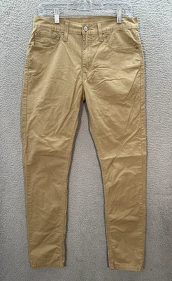 Levis 512 Pants Mens 32x32 Tan Ripstop Slim Tapered Fit Workwear Grunge Skater - Image 1 of 4