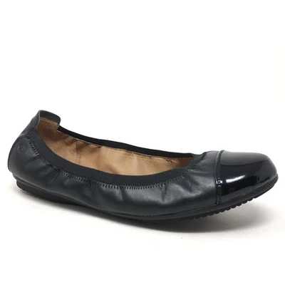 Josef Seibel Pippa Ballet Flats Shoes Womens Size 9.5-10 US 41 EU Black Leather - Image 1 of 4