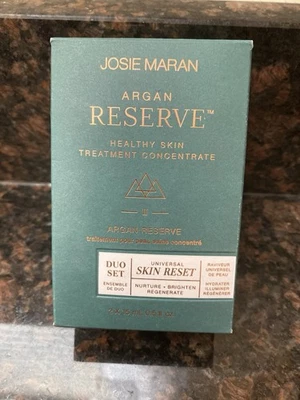 Josie Maran Argan Reserve Healthy Skin Concentrate Duo Set Harvest II 2 x .5 oz - Image 1 of 4