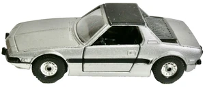 VINTAGE CORGI #314 SILVER 1:36 SCALE FIAT XI/9 MADE IN GREAT BRITAIN ca. 1970s - Picture 1 of 10