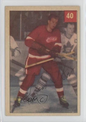 1954-55 Parkhurst Glen Skov (Text Back) #40 - Image 1 of 2