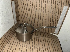 TRAMONTINA Tri-ply Clad Stainless Steel 1.5Qt Saucepan with Lid - Picture 1 of 9