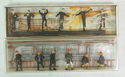 Merten HO Figures 2280/2389 Locomotive Personnel/ American Firemen - Image 1 of 2