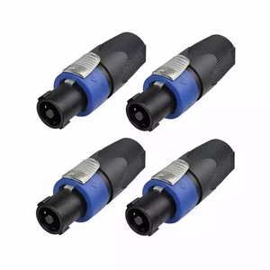 4pcs NL4FC Speaker 4 Pole Cable Plug Connector Audio Speaker connector - Picture 1 of 11