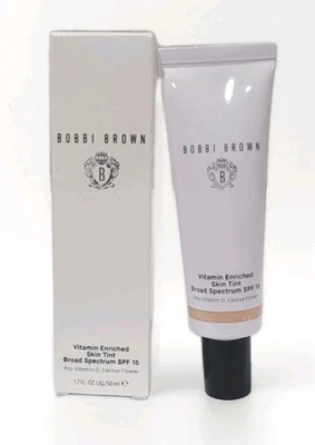 BOBBI BROWN Vitamin Enriched Skin Tint- SPF 15 -Fair 1 - 1.7oz/50mL - NEW in BOX - Image 1 of 4