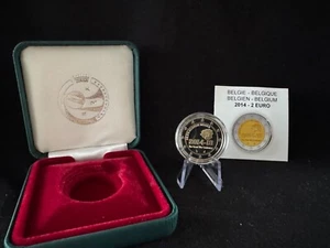 2 Euro Belgien 2014 PP (Proof) ***100. Jahrestag 1. Weltkrieg*** im Etui - Bild 1 von 3