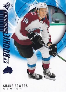 2020-21 SP Retail - Rookie Authentics Blue #108 Shane Bowers (RC) - Avalanche - Picture 1 of 2