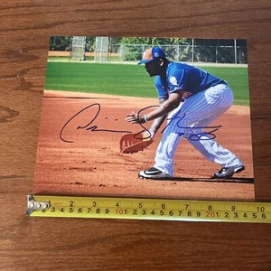 DOMINIC SMITH METS BASEBALL HAND SIGNED AUTOGRAPHED 8x10” PHOTOGRAPH NICE - Imagen 1 de 2