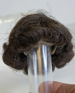 Vintage Barbie Midge Wig - late '60s or early 1970s poofy Style dark brown - Picture 1 of 6