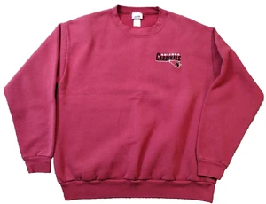 Vintage Arizona Cardinals Logo Sweatshirt Mens Large Red Embroidered Athletic - Picture 1 of 9