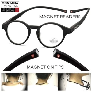 Occhiali da lettura uomo donna magnetici con calamita per vista graduati tondi 2 - Imagen 1 de 27