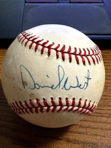 DAVID WEST 5 SIGNED AUTOGRAPHED OAL BASEBALL!  Mets, Twins, Phillies! - Picture 1 of 2