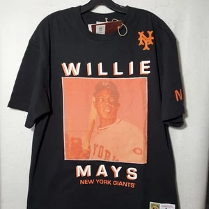 Willie Mays Hemd Herren Large Mitchell & Ness Cooperstown Kollektion NY Giants Neu mit Etikett - Bild 1 von 9