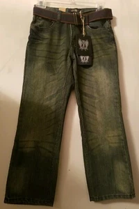 Boys F.U.S.A.I. Jeans Belt waist Size 8  NWT - Picture 1 of 7