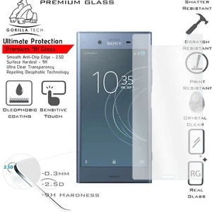 Tempered Glass Screen Protector Shield Cover Guard for Sony Xperia XZ Premium - Picture 1 of 12