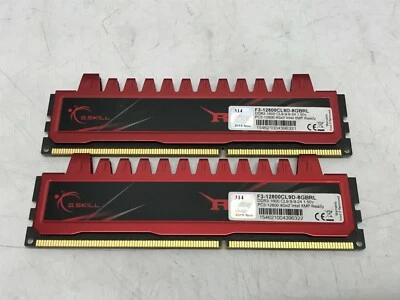 G.Skill Ripjaws 8GB Kit (2x 4GB) DDR3 1600MHz Desktop RAM F3-12800CL9D-8GBRL - Image 1 of 4