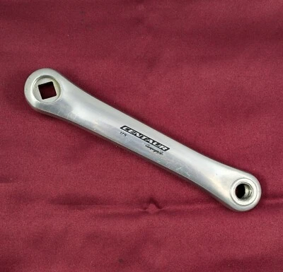 Brazo de manivela izquierdo Campagnolo Centaur 175 cuadrado cónico LIMPIO C/28 Foto 1 de 4