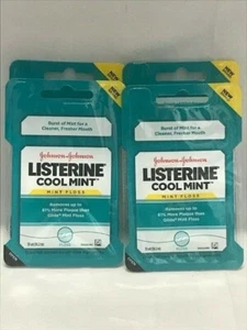 Johnson & Johnson Listerine Cool Mint, Mint Floss, 55 yd. (Pack of 4) - Picture 1 of 2