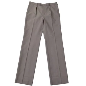 French Terre de France Military Dress Chinos 96C 36x37 Grey Unfinished Hem 1992 - Picture 1 of 7
