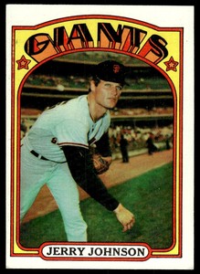 1972 Topps Jerry Johnson San Francisco Giants #35