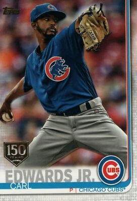 #569 Carl Edwards Jr. Chicago Cubs 2019 Topps Series 2 Baseball Card GAN - Image 1 of 2