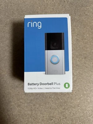 Ring Battery Doorbell Plus 1536p HD Wi-Fi Video Doorbell Brand New - Image 1 of 2