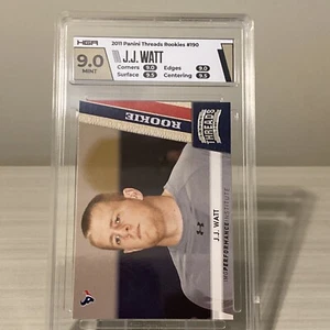 2011 Panini Threads J.J. Watt Rookie HGA 9 Texans RC - Picture 1 of 2