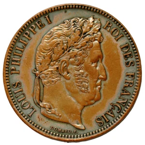 FRANCE LOUIS PHILIPPE I  5 FRANCS MODULE NANTES 1832 - Picture 1 of 4