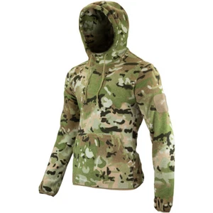 Viper Tactical Army Cadet Mens Fleece Hoodie Camping Hiking Jacket V-Cam Camo