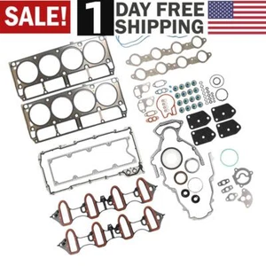 Full Gasket Set For Chevrolet Tahoe Suburban GMC Yukon Buick Rainier 5.3L 4.8L - Bild 1 von 9
