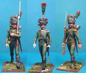 Unmontierter Westfalen, Jaeger-Karabinierer, Weißmetall 60mm 1/30 Figurenbausatz - Bild 1 von 33