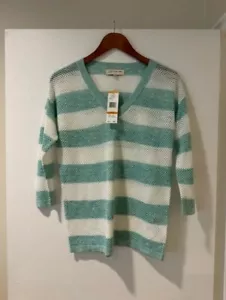 jones new york sport stripe top small - Bild 1 von 3