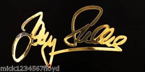 BARRY SHEENE Signature motorcycle decals custom graphic Gold chrome vinyl - Picture 1 of 3