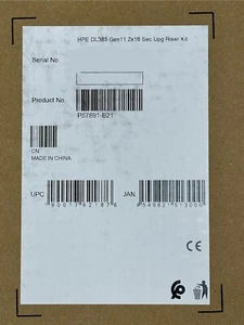 HPE ProLiant P57891-B21 DL385 Gen11 2U x16/x16 Secondary Upgrade Riser Kit 2x 16 - Picture 1 of 4