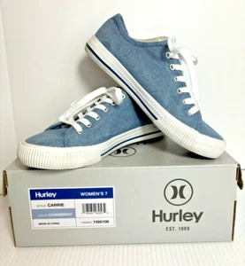 Hurley Women's Carrie Lace-Up Canvas Shoes - Size 7 - Bild 1 von 10