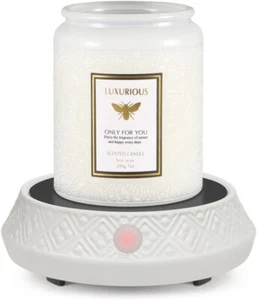 Candle Warmer with Timer Coffee Mug Heat Auto Off Function for Bedroom Study - Picture 1 of 5