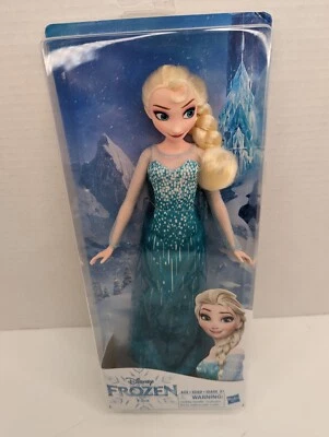 Hasbro Disney Frozen Clásico Muñeca Elsa Vestido Azul Figura Nuevo En Caja Foto 1 de 4