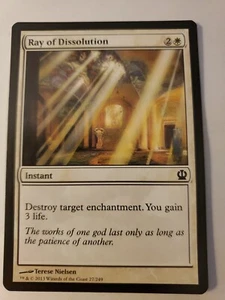 MTG Magic The Gathering Card Ray of Dissolution Instant White Theros 2013 - Picture 1 of 2