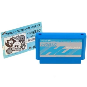 Nuts & Milk Cart + Manual Famicom Nintendo FC Japan Import HUDSON Action NTSC-J - Picture 1 of 1